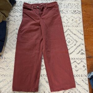 Brick Wide-Leg Pants